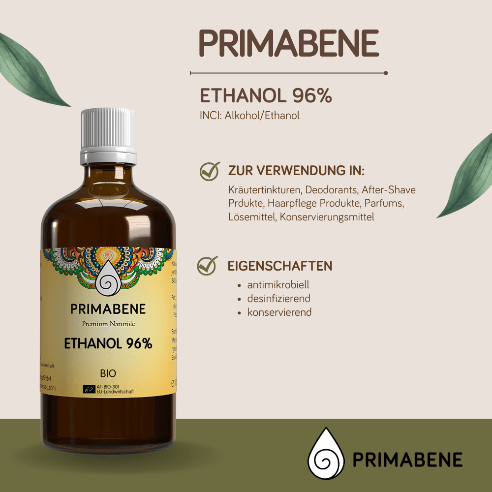 Bild von Ethanol 96% , unvergällt und versteuert